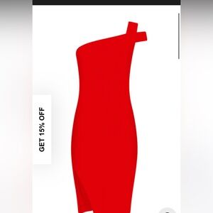 Elegant Red Sleeveless Dress